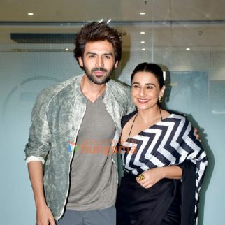 Photos: Kartik Aaryan and Vidya Balan snapped during Bhool Bhulaiyaa 3 promotions