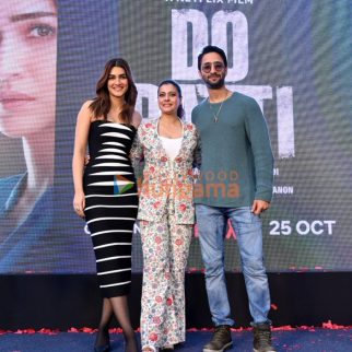 Photos: Kriti Sanon, Kajol and Shaheer Sheikh promotes Do Patti in Jaipur