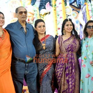 Photos: Rani Mukerji, Kajol and others snapped at a Durga Puja Pandal