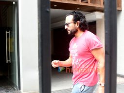 Photos: Saif Ali Khan snapped at Soha Ali Khan’s house in Bandra