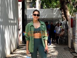 Photos: Sharvari spotted outside a gym in Santacruz