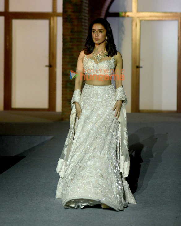 photos shraddha kapoor snapped walking ramp at a fashion show in delhi 2