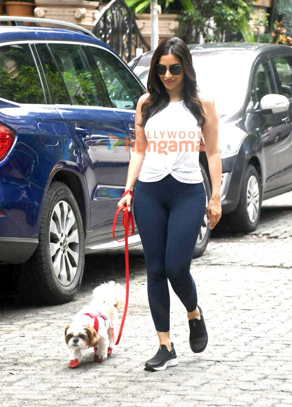 photos sophie choudry snapped outside her residence in khar 3
