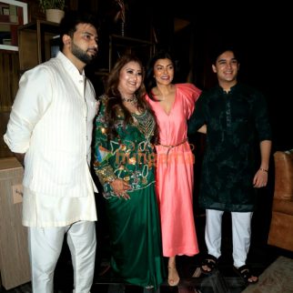 Photos: Sushmita Sen and others snapped at Seema Singh’s Diwali 2024 bash