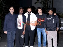 Photos: Varun Dhawan, Atlee Kumar and team Baby John meet up in Mumbai
