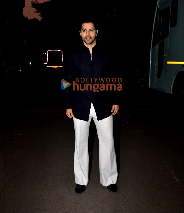photos varun dhawan raj nidimoru and krishna dk snapped promoting citadel on the sets of kaun banega crorepati 1