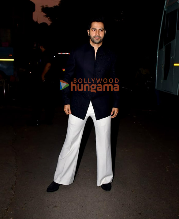 photos varun dhawan raj nidimoru and krishna dk snapped promoting citadel on the sets of kaun banega crorepati 4
