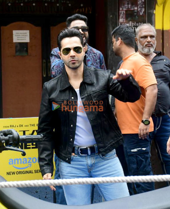 Photos: Varun Dhawan snapped promoting Citadel: Honey Bunny at Gaiety Galaxy, Bandra