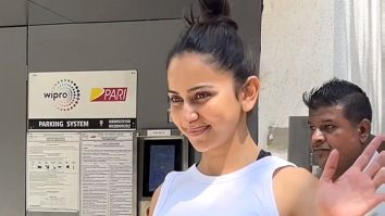 Rakul preet spotted in casual gym outfit looks so fine