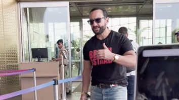 Saif Ali Khan papped at the airport in casual look
