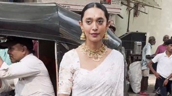 Sayani Gupta following the colour scheme of Navratri