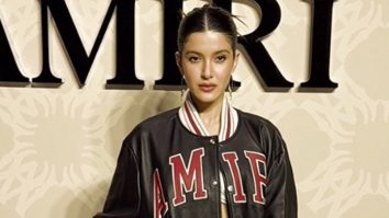 Shanaya Kapoor in sporty look snapped at amiri store launch in new delhi today