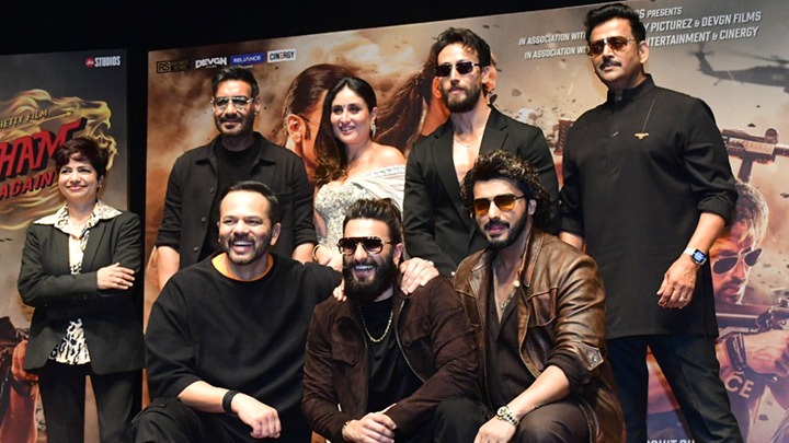 Singham Again Trailer Launch | Ajay Devgn | Kareena Kapoor Khan | Ranveer Singh | Deepika Padukone | Arjun Kapoor