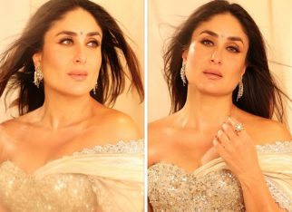 Singham Again Trailer Launch: Kareena Kapoor Khan dazzles in silver zari and zardozi embroidery Manish Malhotra handwoven tissue saree, see pics