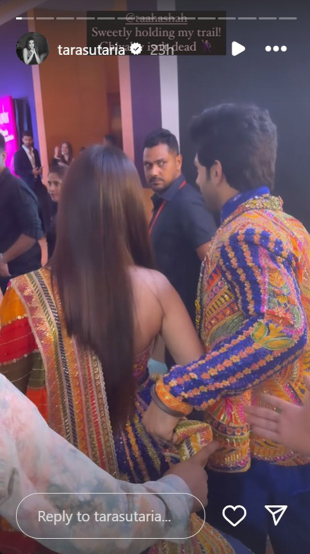 Tara Sutaria drops appreciation post for Taha Shah Badussha after being impressed by his chivalrous gesture