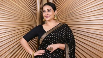 Vidya Balan looks stunning in traditional Shanti Banaras saree at Bhool Bhulaiyaa 3 promotions