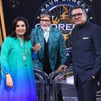 Farah Khan and Boman Irani offer Jab Tak Bachchan film to Amitabh Bachchan on KBC 16