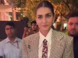 Kriti Sanon giving all gulabo vibes in checks suits