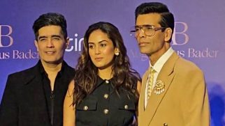 Mira Rajput Kapoor, Manish Malhotra and Karan Johar at an event together