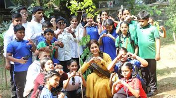 Raashii Khanna celebrates pre-birthday by planting saplings with 100 kids for an eco-friendly initiative