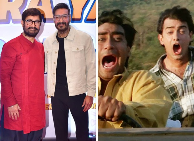 Aamir Khan recalls getting attacked by a chimpanzee on Ishq set; Ajay Devgn says: “He was spraying water on it and then ran around, shouting ‘bachao bachao’ like a girl” : Bollywood News