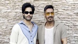 Ajay Devgn And Aaman Devgan spotted promoting their upcoming film Azaad