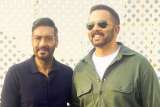 Ajay Devgn and Rohit Shetty papped promoting their film