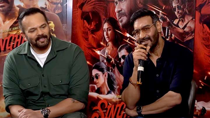 Ajay Devgn & Rohit Shetty at BH Hangout | Singham Again Ajay Devgn & Rohit Shetty at BH Hangout | Singham Again
