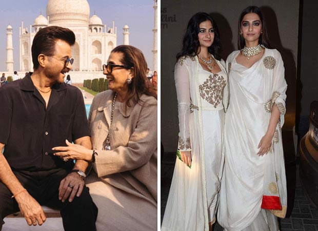 Anil Kapoor takes wife Sunita Kapoor on a ‘romantic’ getaway to Taj Mahal; Sonam Kapoor, Rhea Kapoor react : Bollywood News