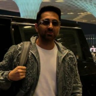 Ayushmann Khurrana papped at the airport in a designer fit