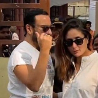 Bebo & Saif spotted to cast vote