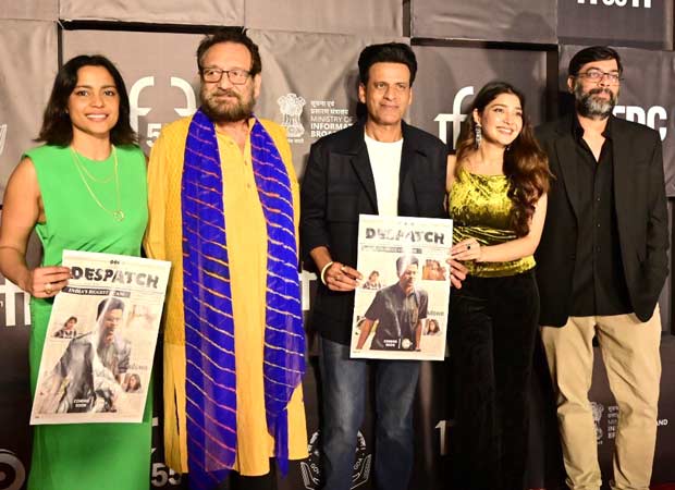 Manoj Bajpayee and his first director, Shekhar Kapur share a heartfelt moment on the IFFI stage 