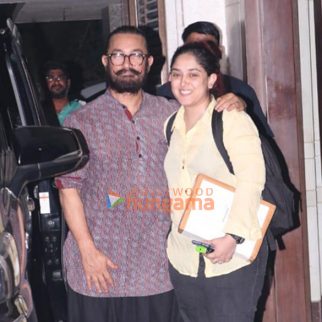 Photos: Aamir Khan snapped with daughter Ira Khan in Bandra