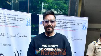 Photos: Ajay Devgn and Rohit Shetty snapped at a college event