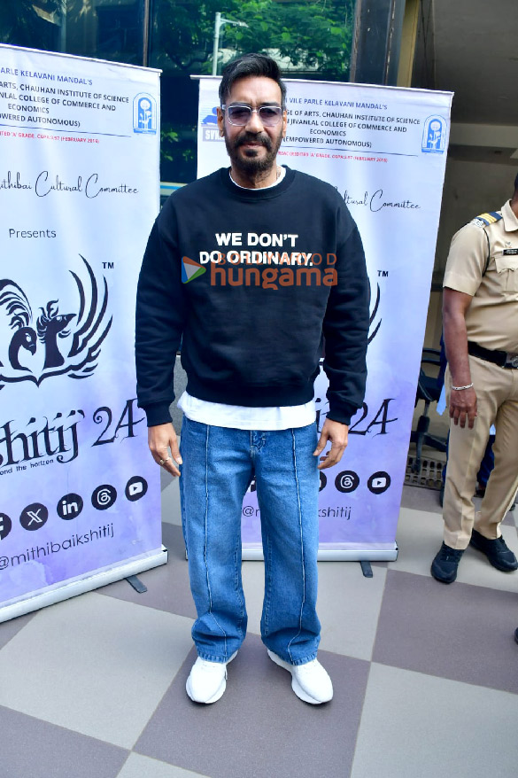 Photos: Ajay Devgn and Rohit Shetty snapped at a college event Photos: Ajay Devgn and Rohit Shetty snapped at a college event