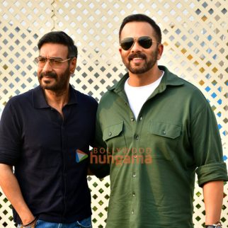 Photos: Ajay Devgn and Rohit Shetty snapped promoting Singham Again