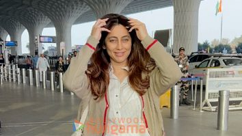 Photos: R Madhavan and Anusha Dandekar snapped at the airport
