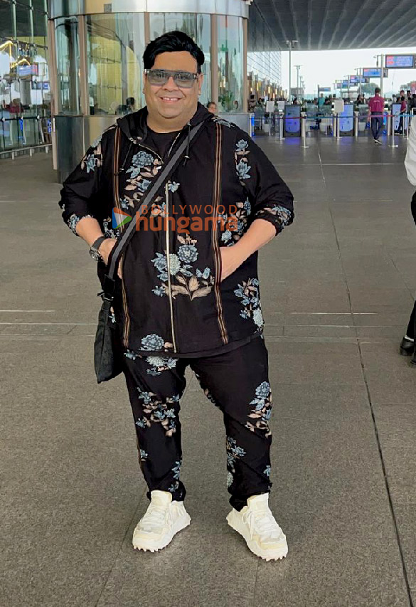 photos farhan akhtar gauahar khan kiku sharda and orhan awatramani snapped at the airport 3