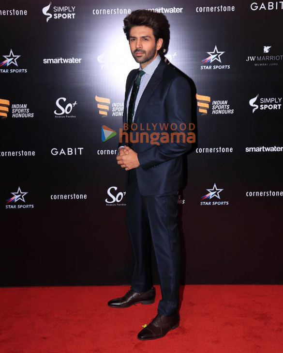 photos kartik aaryan karan johar neha dhupia and others grace the red carpet of fifth edition of indian sports honours awards 2024 7 2