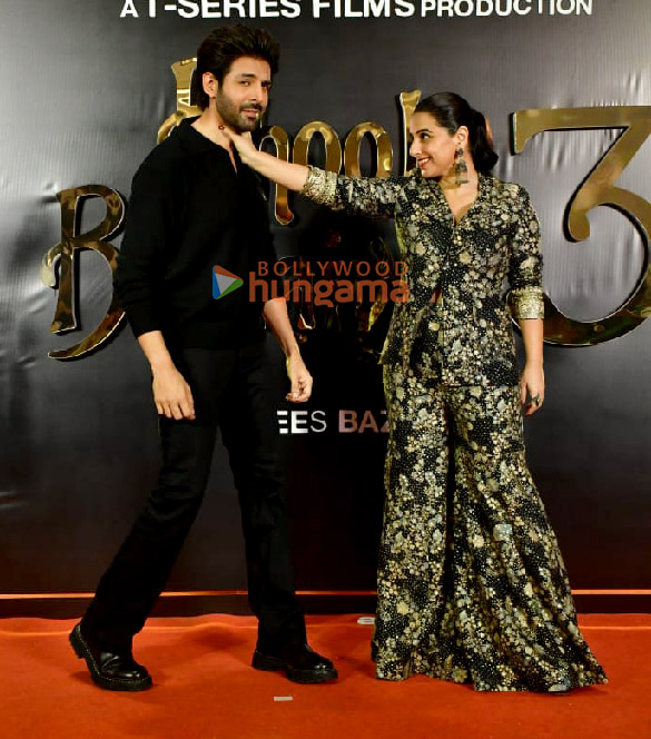 photos kartik aaryan vidya balan madhuri dixit and others grace the success party of bhool bhulaiyaa 3 14 2