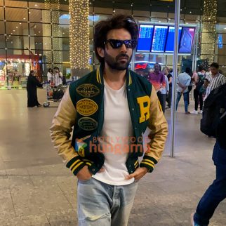 Photos: Kartik Aaryan and Aditya Roy Kapur snapped at the airport