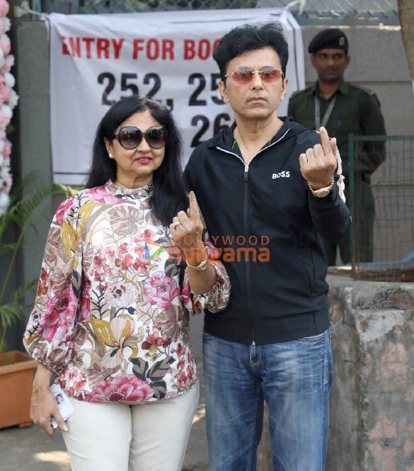 photos maharashtra assembly elections 2024 kartik aaryan paresh rawal suniel shetty and others cast their votes in mumbai 5