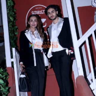 Photos: Malaika Arora snapped with son Arhaan Khan in Bandra