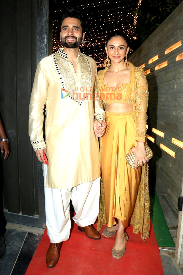 photos nargis fakhri huma qureshi rakul preet singh and others snapped attending godrejs house diwali bash 3