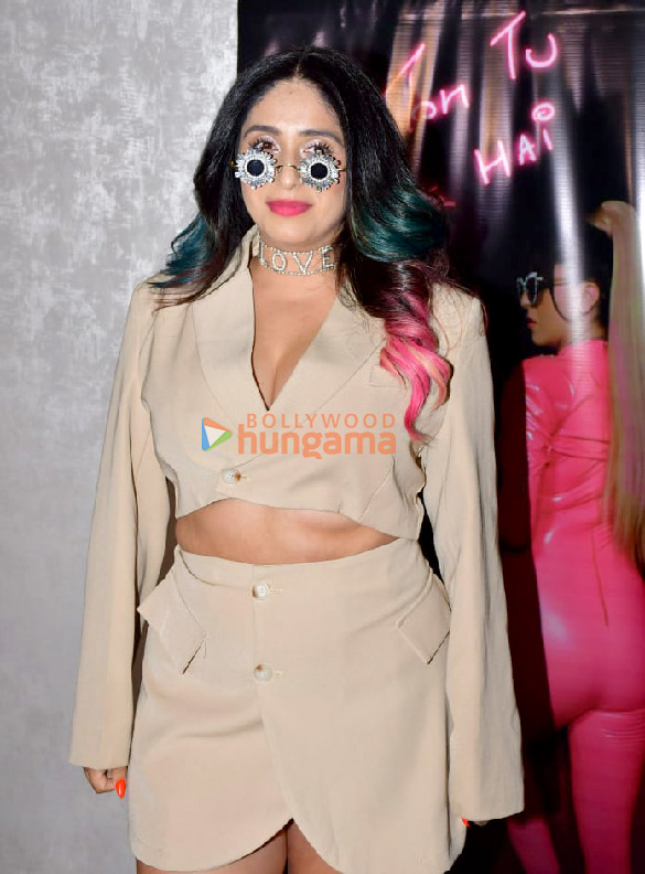 Photos: Neha Bhasin snapped at ‘Naam Toh Tu Janta Hai’ song launch and her birthday celebration | Parties & Events