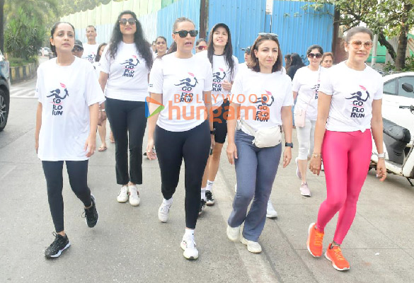 photos neha dhupia and soha ali khan attend go flo run event 6
