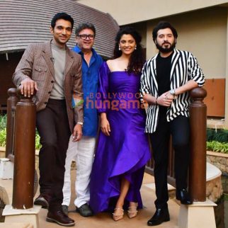 Photos: Pratik Gandhi, Saiyami Kher, Divyenndu, and Rahul Dholakia snapped promoting Agni