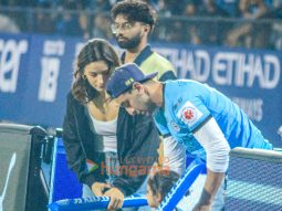 Photos: Ranbir Kapoor, Alia Bhatt snapped with their daughter Raha at Mumbai City FC match