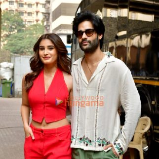 Photos: Rasha Thadani and Aaman Devgan snapped promoting Azaad