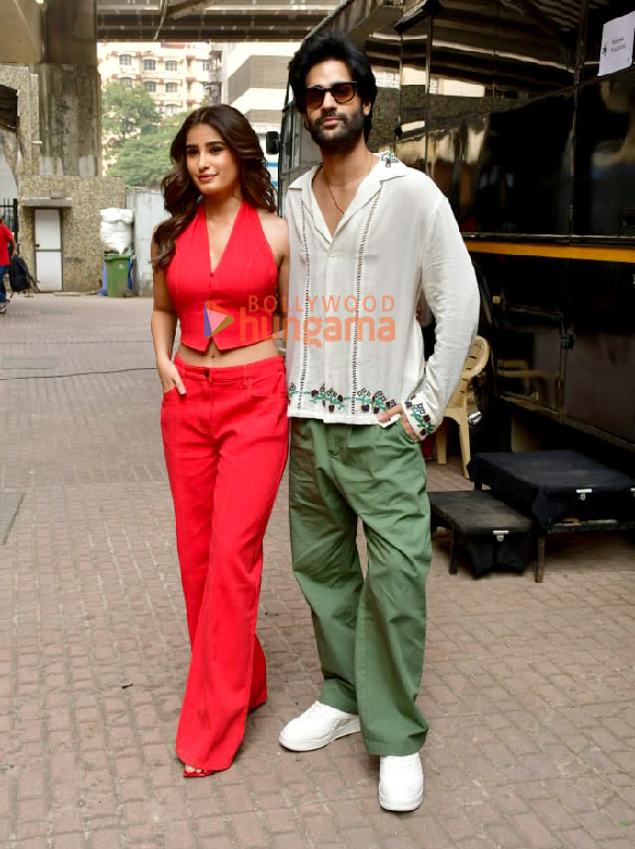 photos rasha thadani and aaman devgan snapped promoting azaad 5